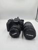 Canon Eos bundle 2 lens's a case and charger