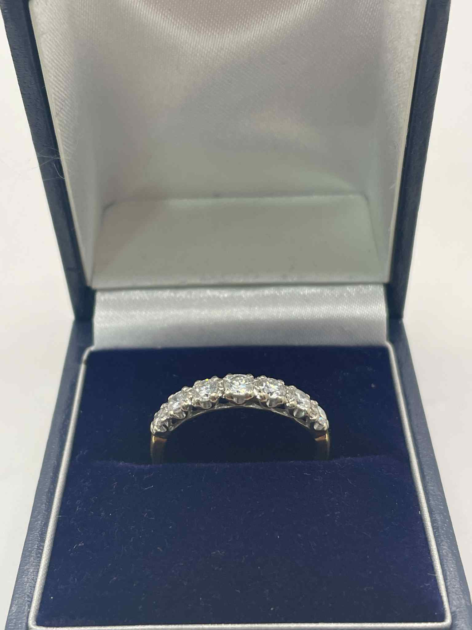 18CT GOLD DIAMOND RING SIZE - o