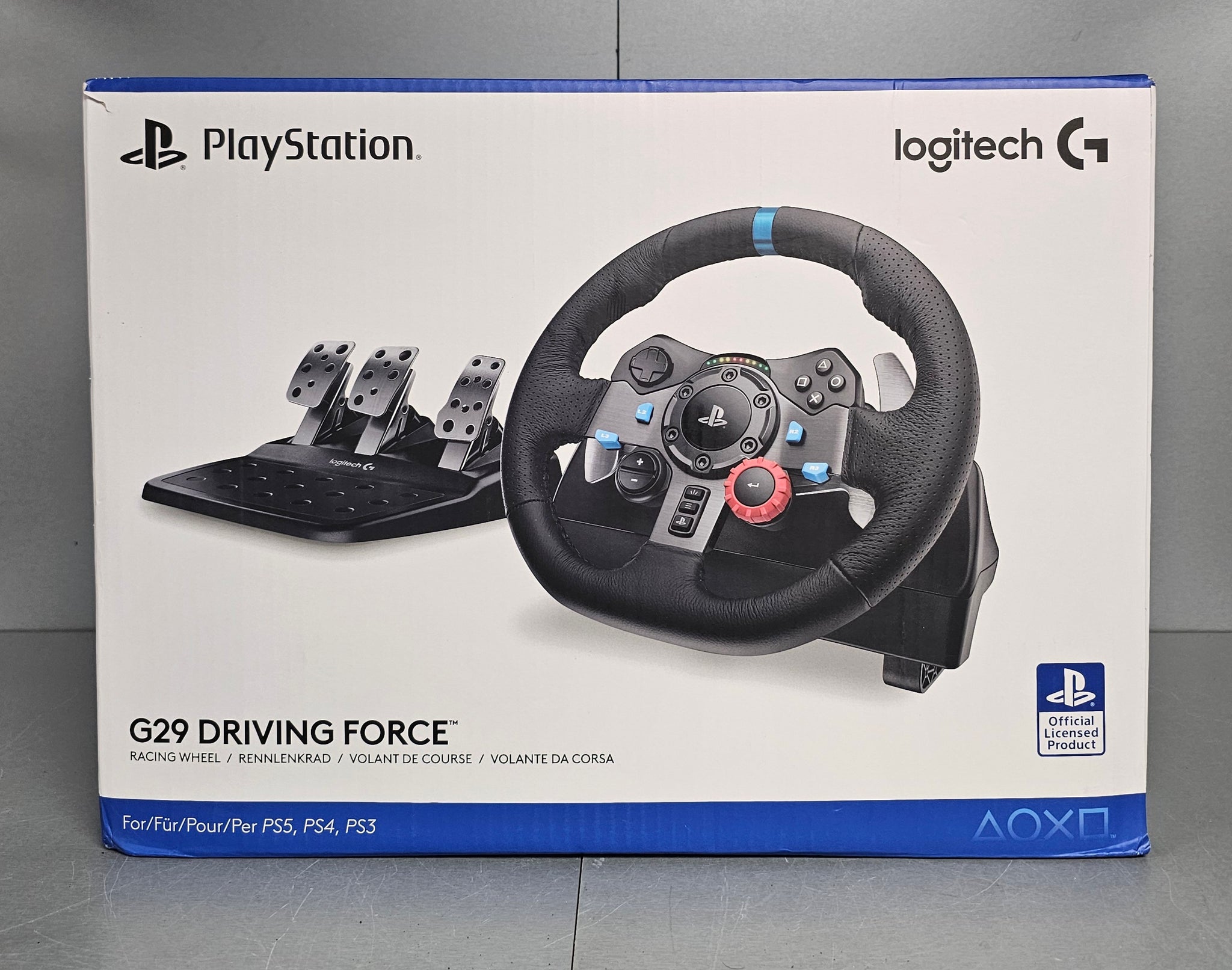 Logitech G29 Driving Force Racing Wheel for Playstation & PC