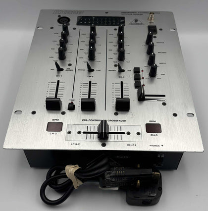 Behringe Pro Mixer DX626 3 channel DJ mixer BMP counter unboxed