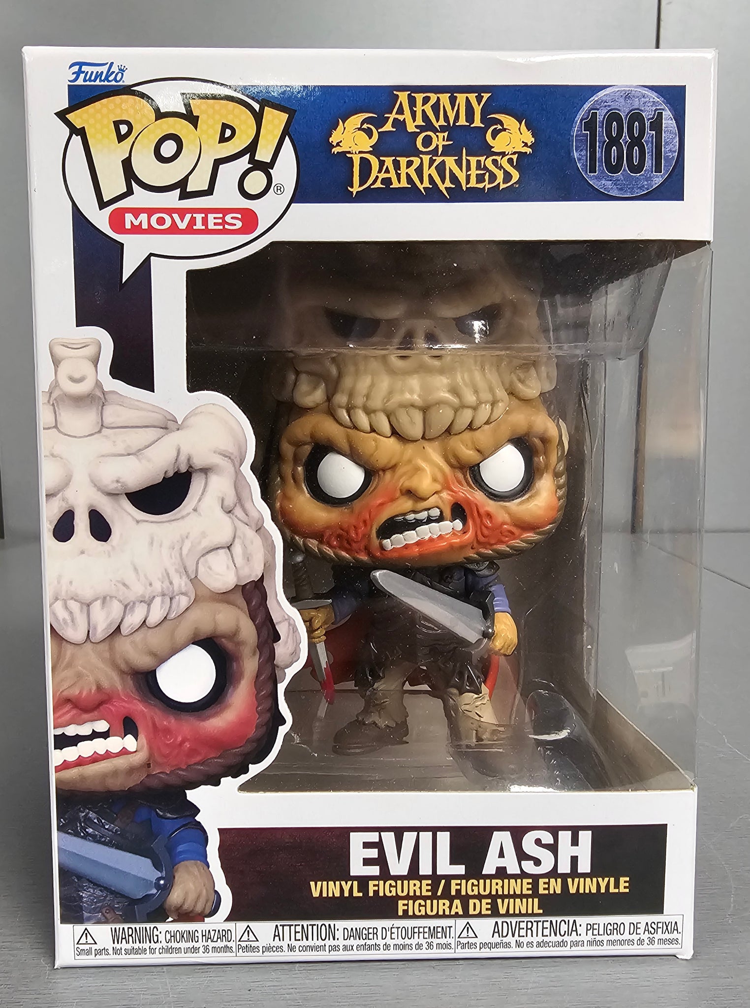 Funko POP! Army Of Darkness N° 1881 – Evil Ash **Collection Only**