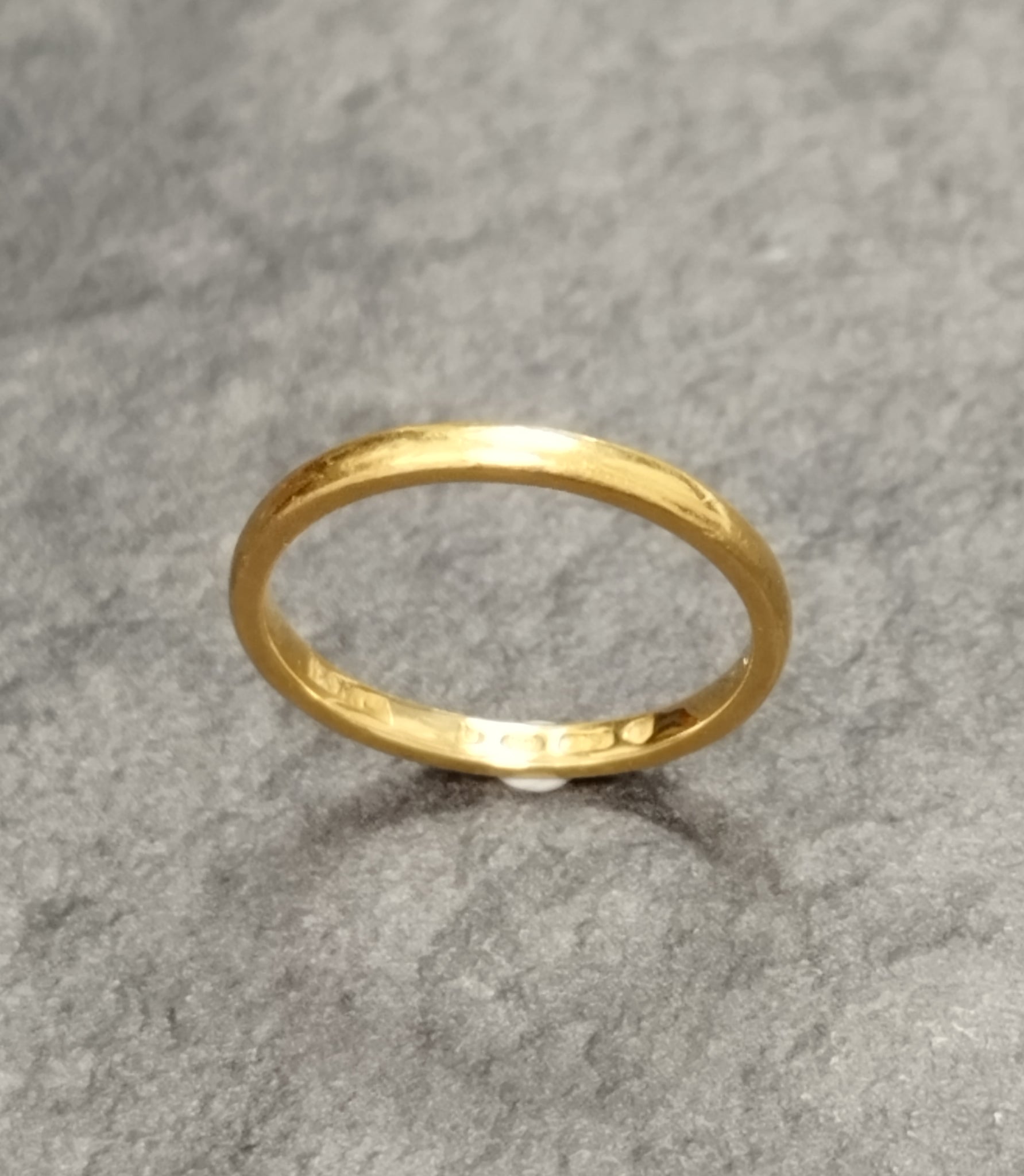 22ct Yellow Gold Wedding Band Ring - Size J