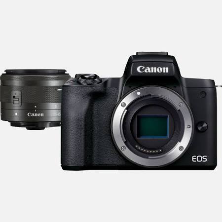 Canon EOS M50 Mark II 24.1MP Mirrorless Digital Camera - Black