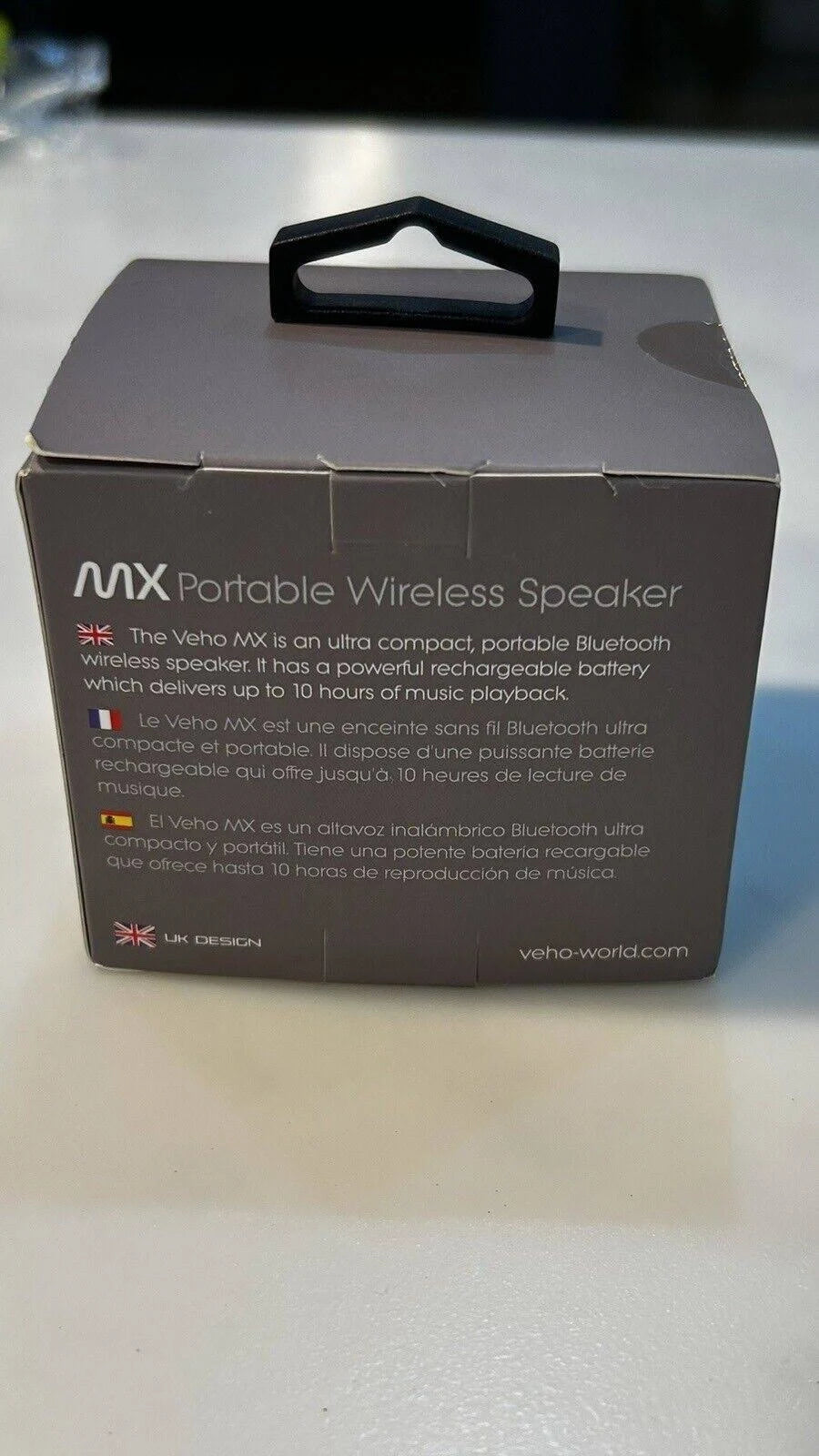 Veho Mx Portable Bluetooth Wireless Speaker - Blue