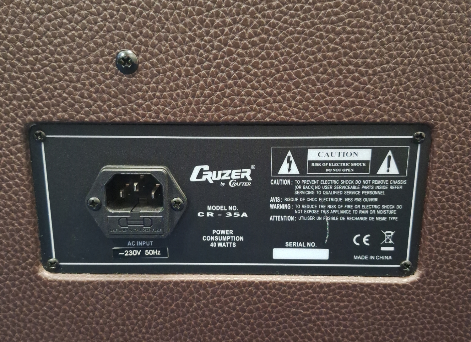 *Sale*Cruzer By Crafter Amplifier - Brown - Unit Only (cr-35a) * Collection Only *