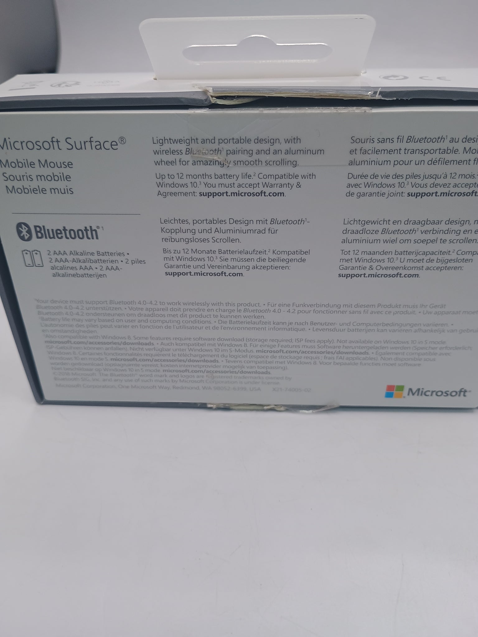 Microsoft Modern Mobile Bluetooth Mouse Black