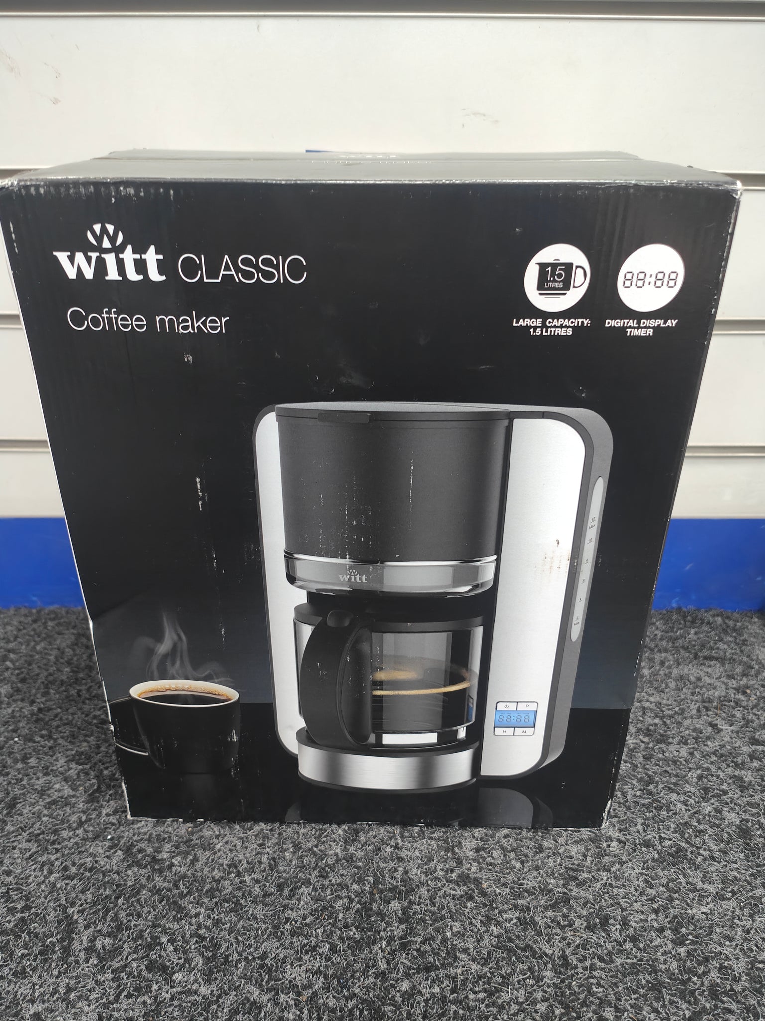 Witt WCC800B Classic Coffee Make Black, Plastic