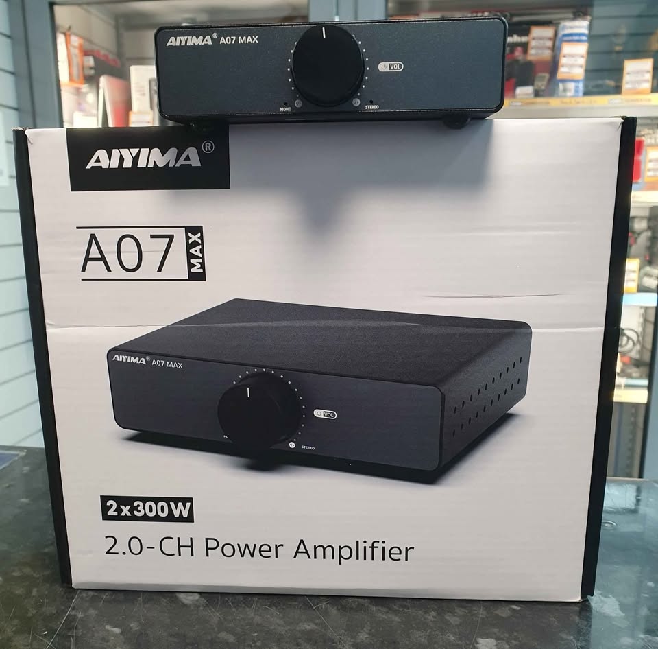 AIYIMA A07 MAX 2 Channel Stereo Amplifier Home Audio 300 Watts x2 Power
