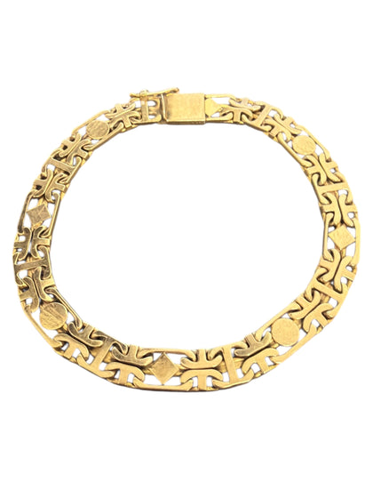 14CT FANCY STYLE BRACELET