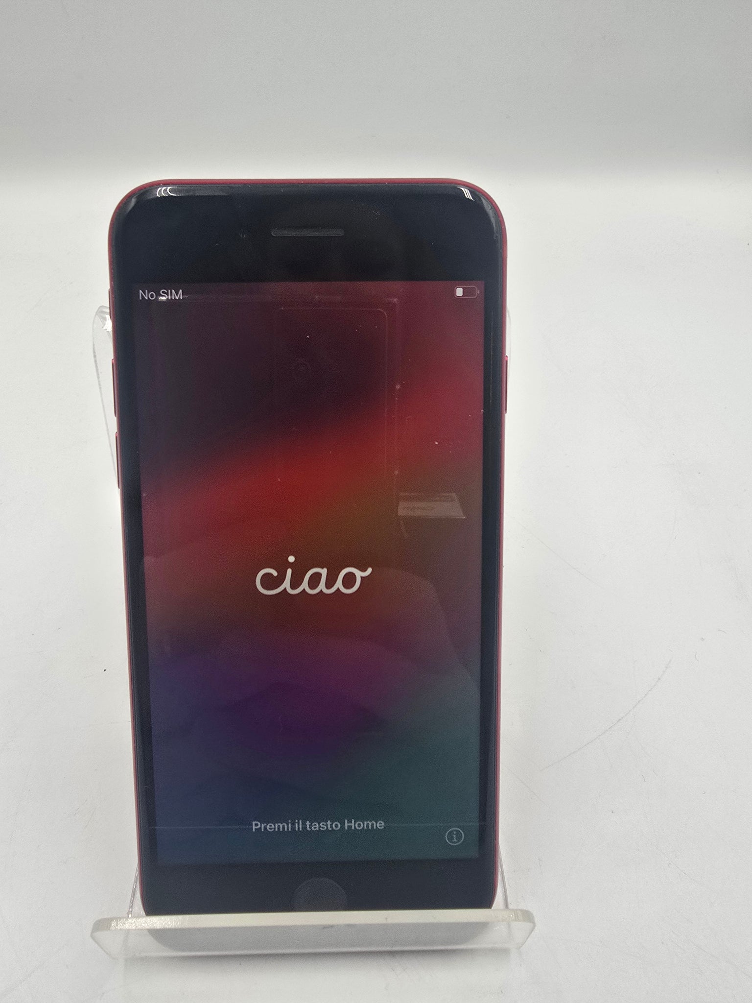 Apple iPhone SE - 68 GB, Red boxed open