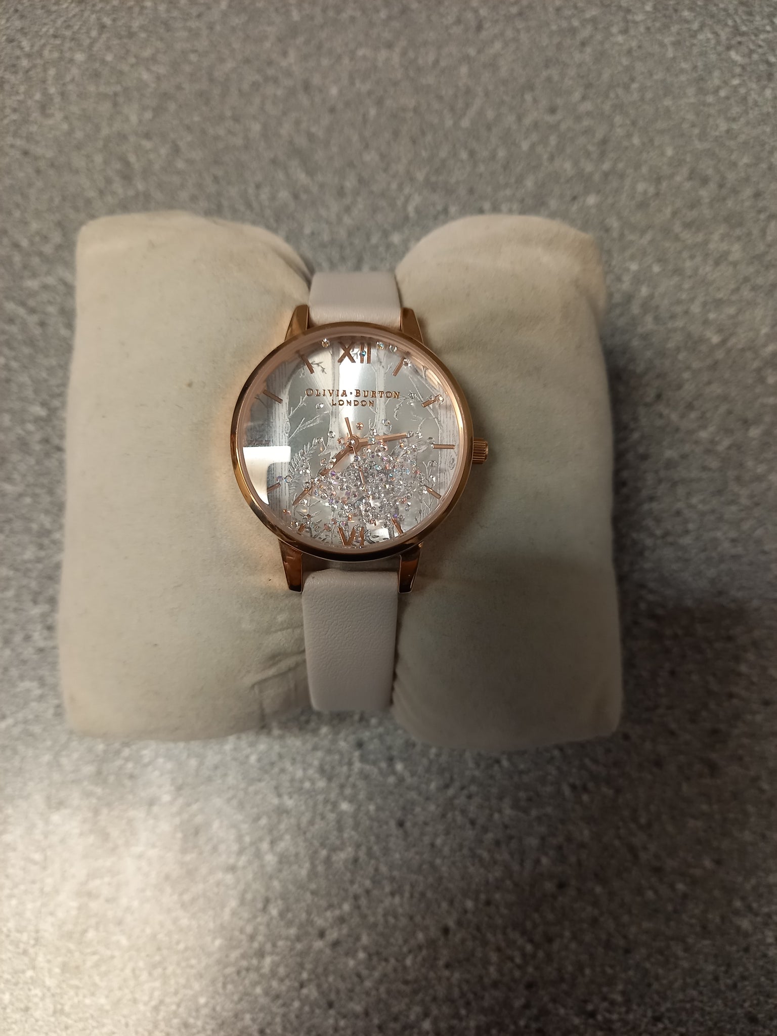 Olivia Burton Women's Snow Globe Sunray Deer Watch