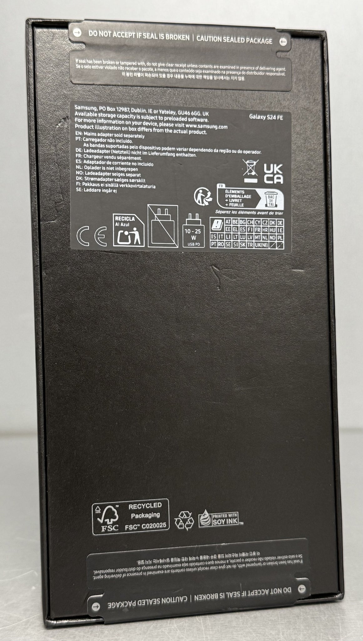 Samsung Galaxy S24 FE 128GB Dual Sim Smartphone ** Sealed **