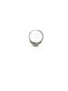 Princess Cut & Tapered Baguette 9ct C.Z ring