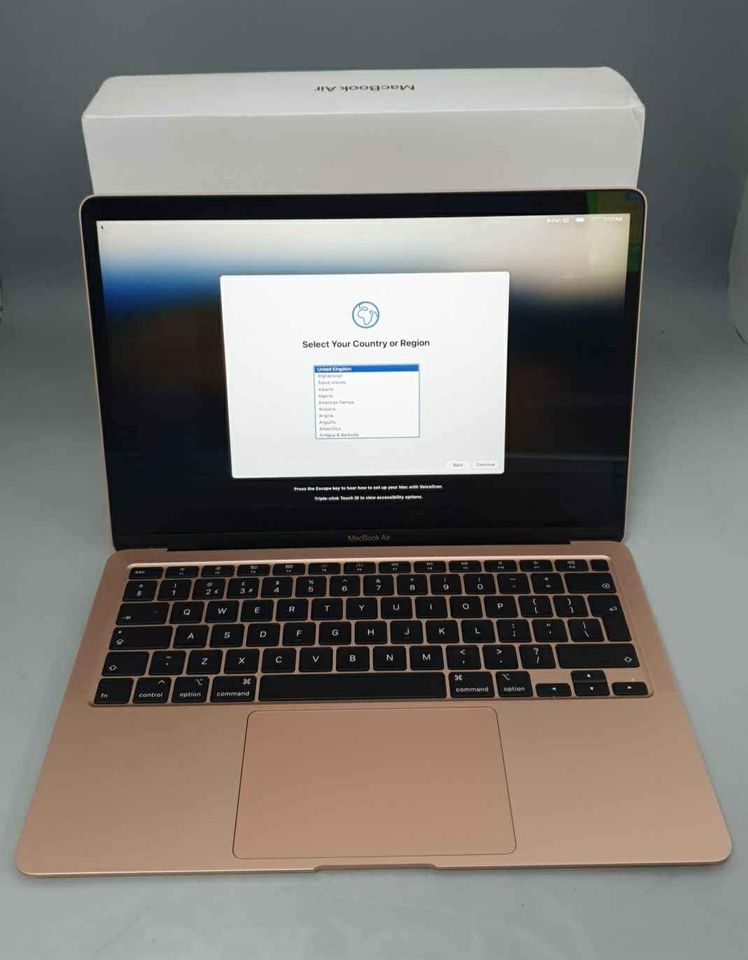 MacBook Air 9,1/i3-1000NG4/8GB Ram/256GB SSD/13”/Gold (Early 2020 