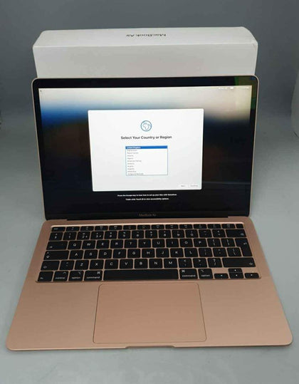 MacBook Air 9,1/i3-1000NG4/8GB Ram/256GB SSD/13”/Gold (Early 2020).