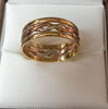 9ct Gold Pattern Ring 3.6g Size-Q