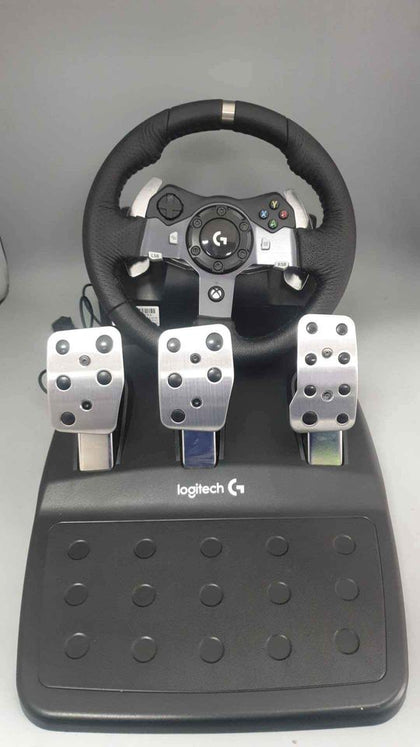 Logitech G920 Driving Force Racing Wheel And Floor Pedals, Real Black.