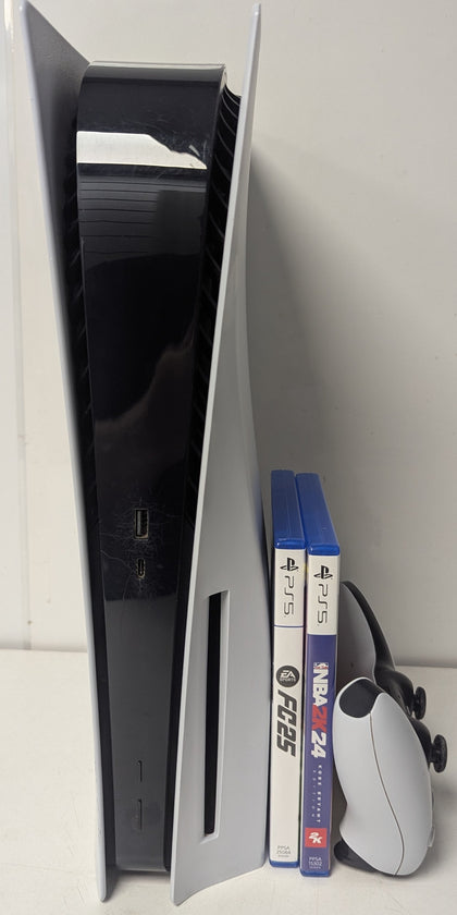 Sony PlayStation 5 Disc Edition Console & 2 Games