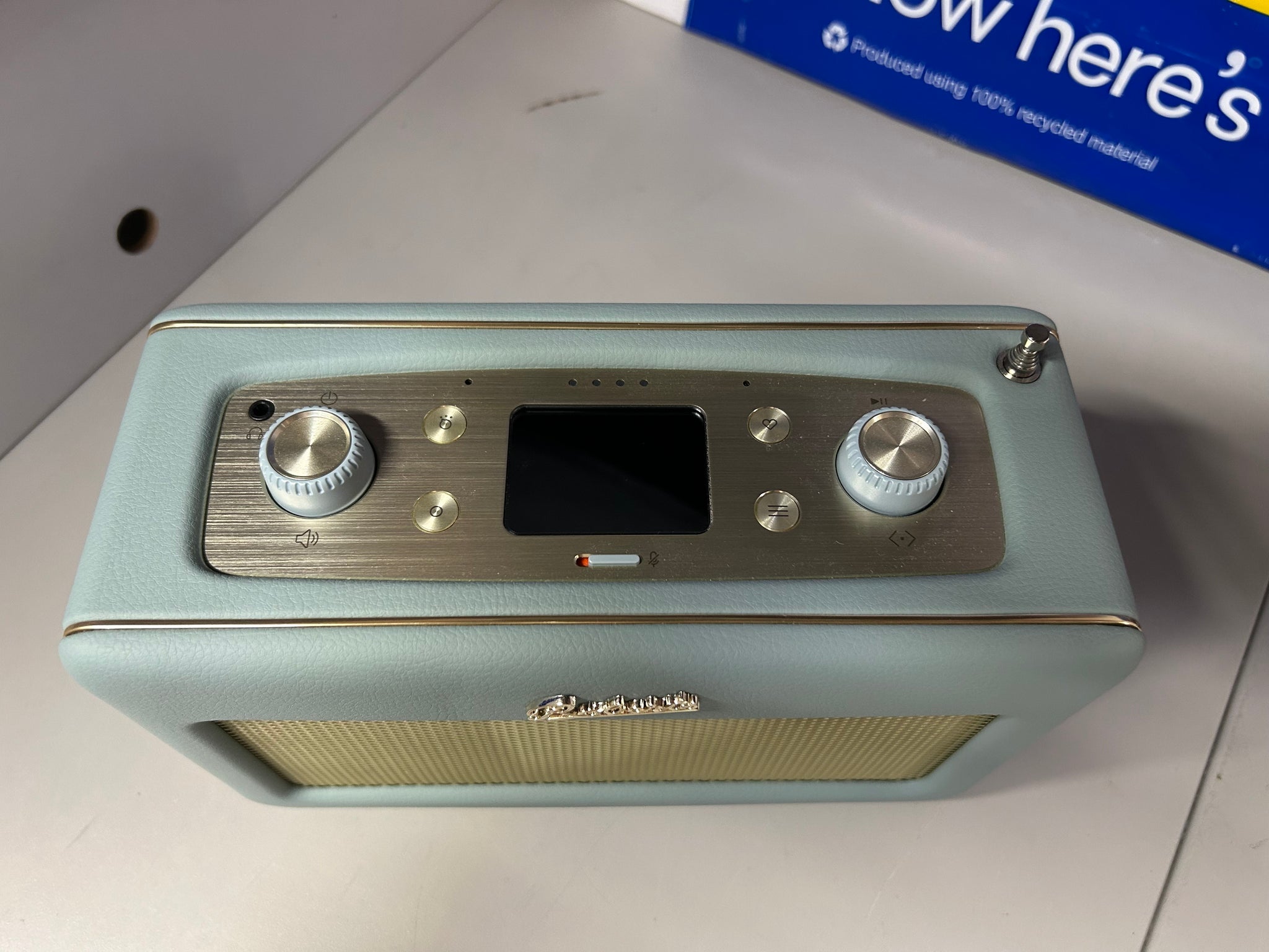 Roberts Revival Icon DAB+/FM Voice Assistant Smart Speaker - Duck Egg