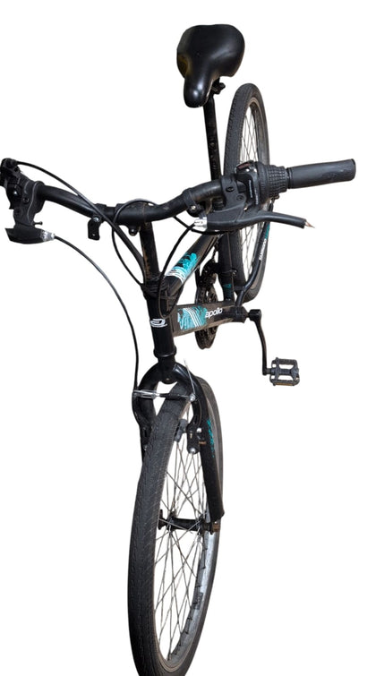 Apollo Vortice Kid's 10/12 Age's Black Green 6 Gears Mountain Bike