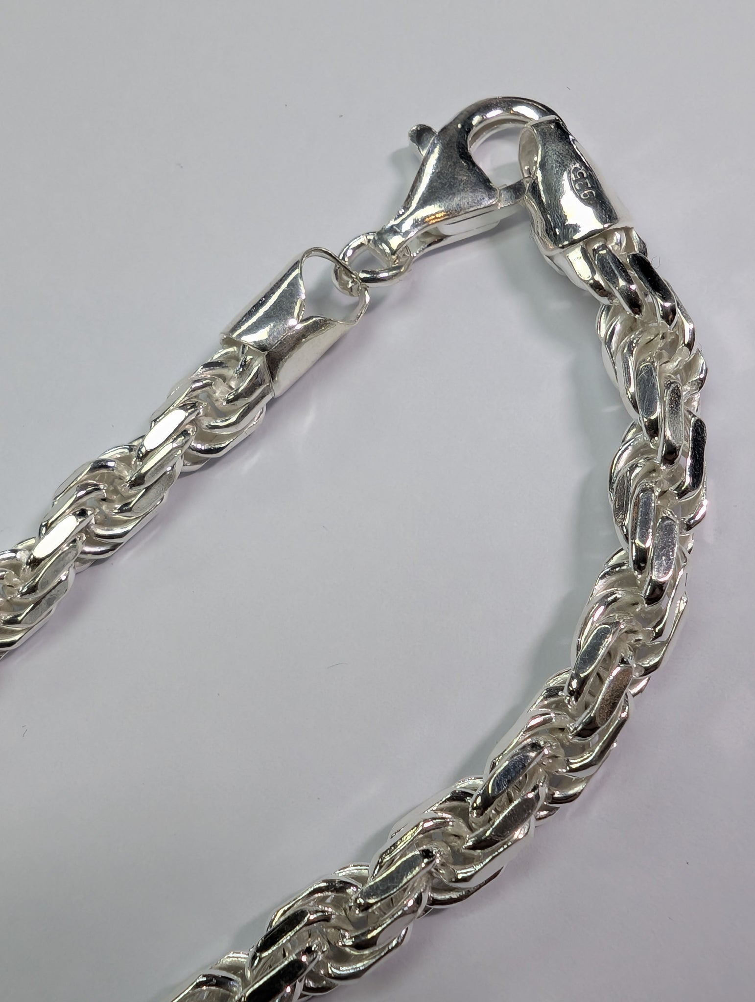 Brand New Silver Byzantine Chain 22"