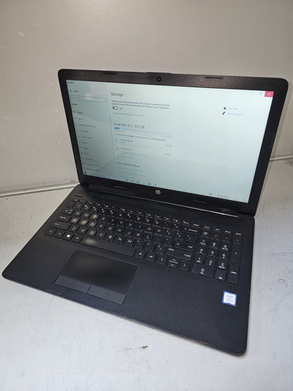 HP Laptop:- 15 di0006tu - i3 - 8th Gen -  (4GB Ram - 256SSD)  - Windows 10 Home - Jet Black