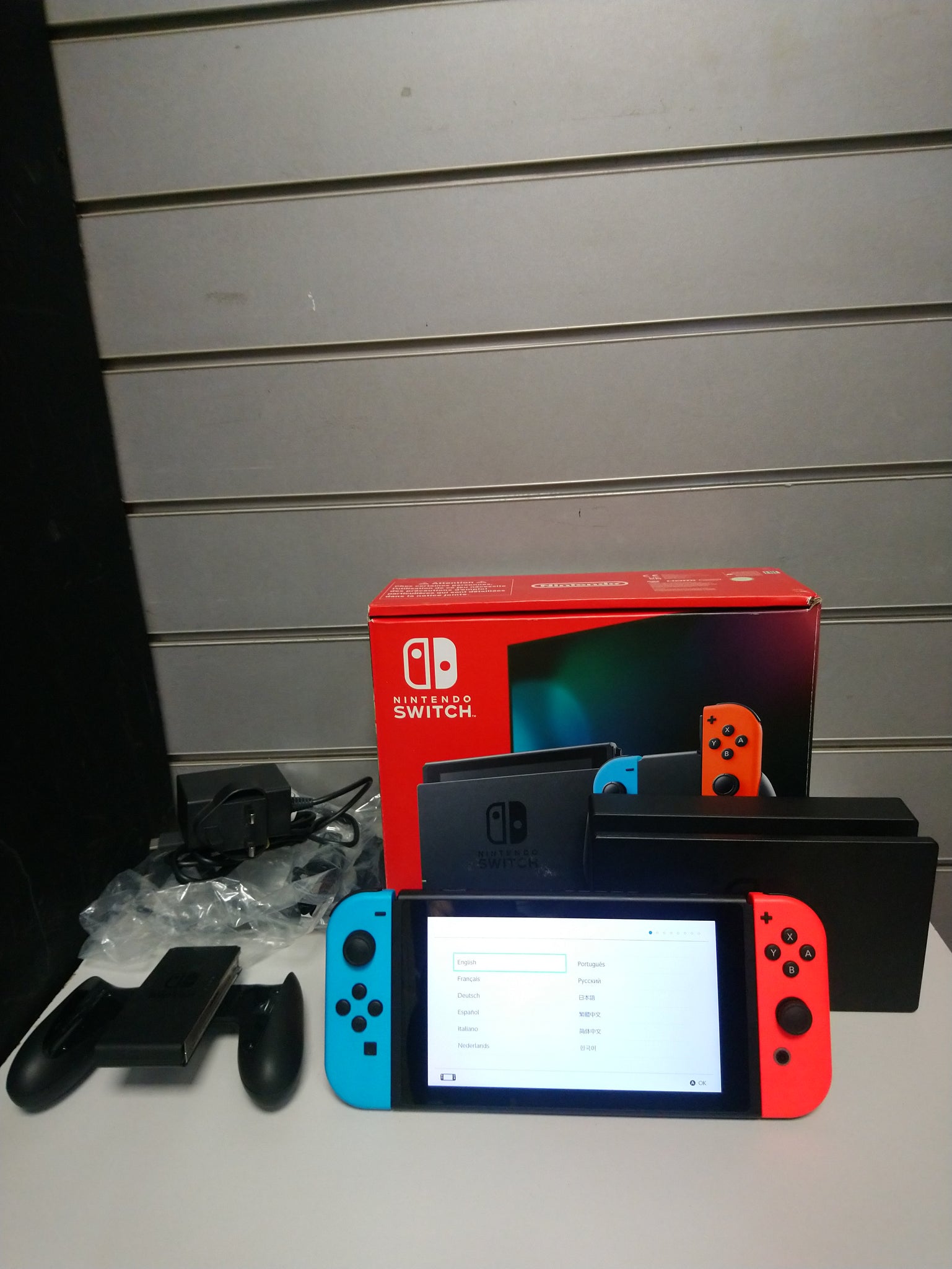 Nintendo Switch Console - Neon Red/Blue