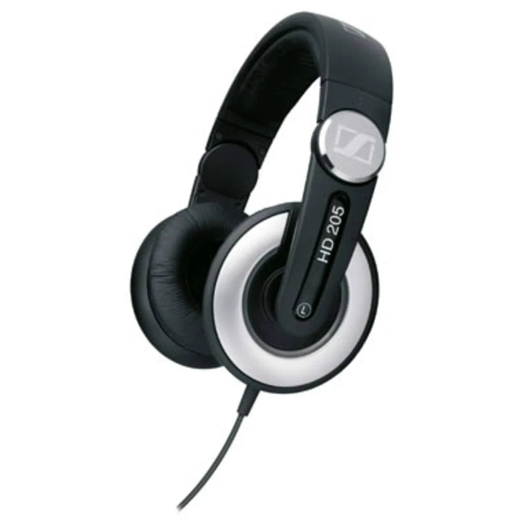 Sennheiser HD 205 Headphones - Black & Silver