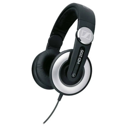 Sennheiser HD 205 Headphones - Black & Silver