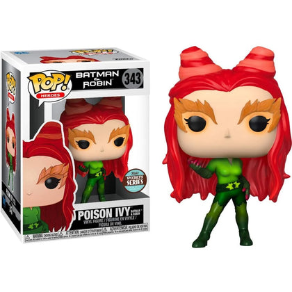 ** Collection Only ** POP! Heroes Batman & Robin Poison Ivy ( Specialty Series ) #343