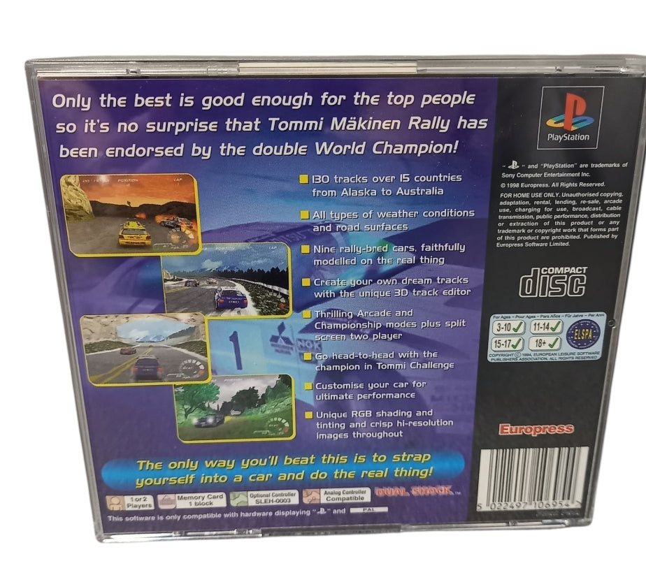 Playstation: Tommi Makinen Rally For Retro