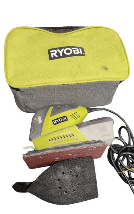Ryobi EMS180RV Palm Sander w/case COLLECTION ONLY