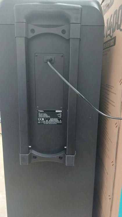 *BRAND NEW* IBIZA stupDJ 1400 karaoke speaker with LED'S + 1 microphone wired Boxed **COLLECTION ONLY**