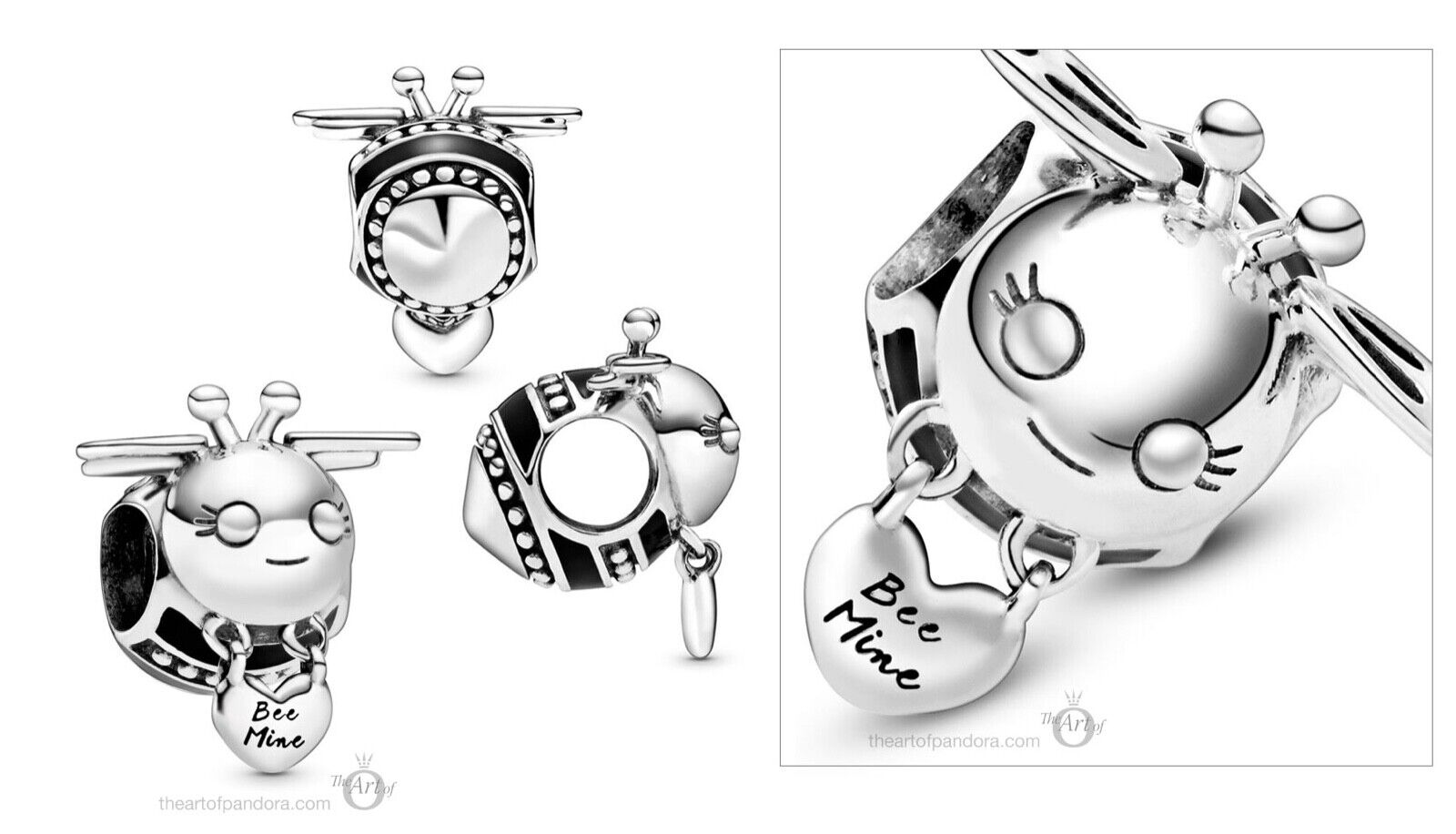 PANDORA Bee Mine Ale Charm S925 798789C01