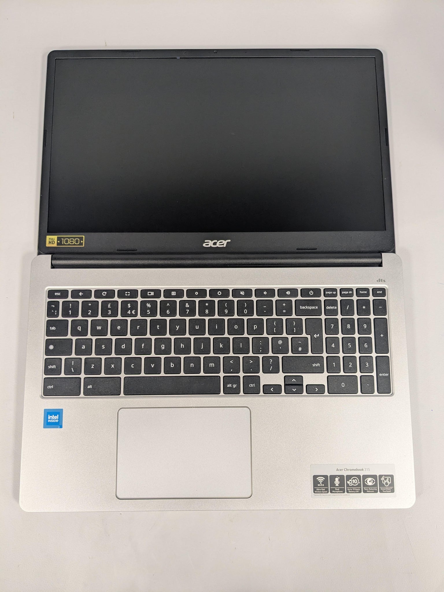 Acer 315 15.6in Celeron N4500 4GB 128GB Chromebook