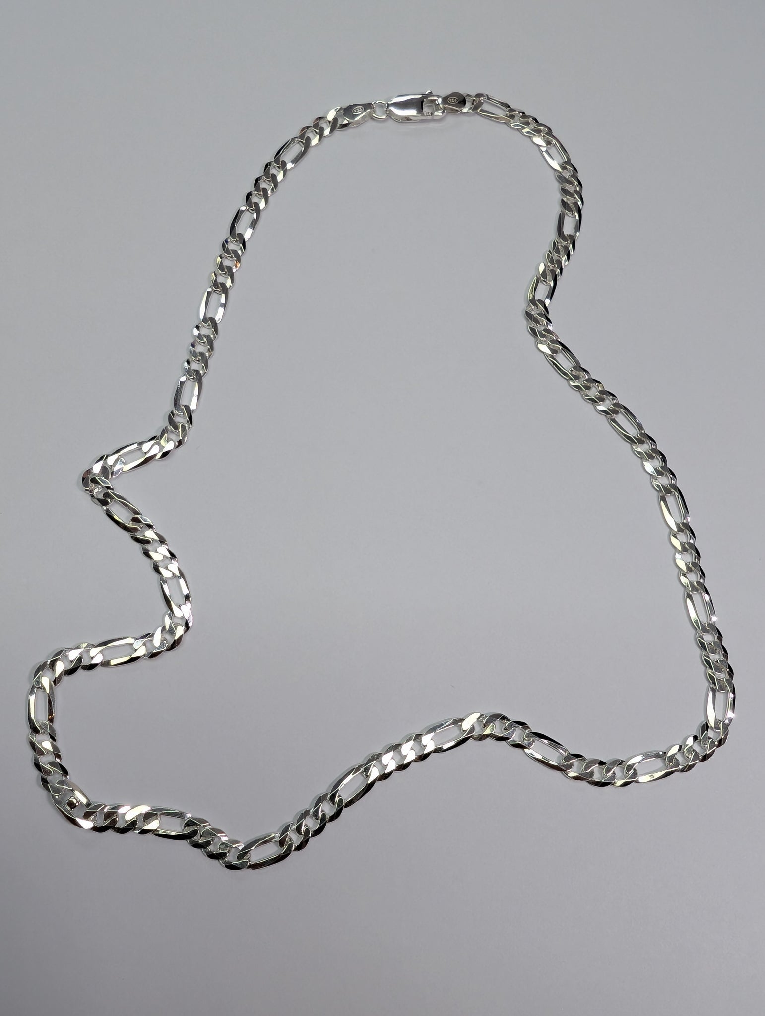 Brand New Silver 925 Figaro Chain