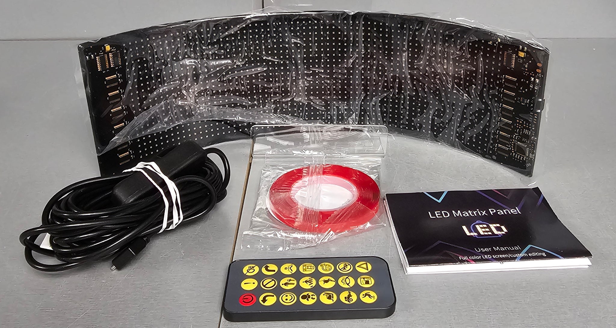 **Sale** BT App Control LED Car Sign, Programmable Flexible USB 5V LED Matrix Panel Waterproof, Custom Text Pattern Animation Scrolling