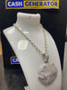 Silver Chain 16", 14.6g and Silver Pendant 45.16g
