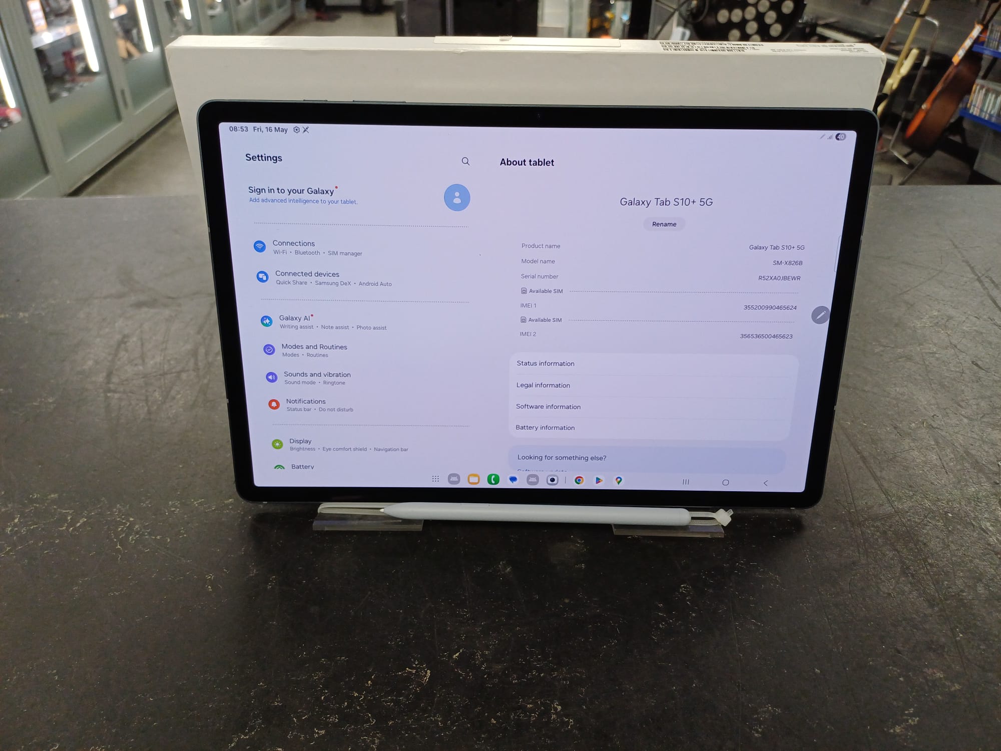 Samsung Tab S10+ 5G 256GB