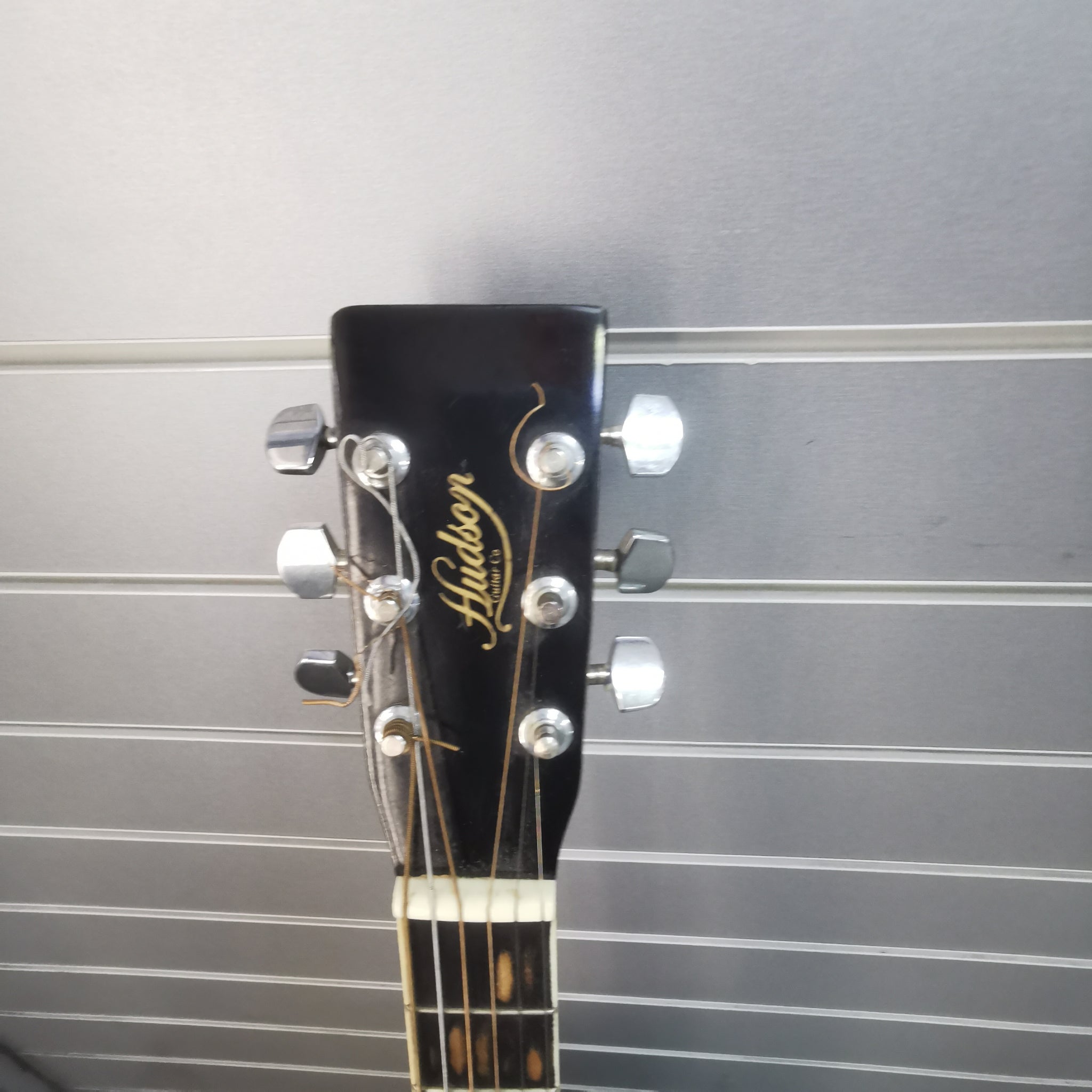 Hudson HF-1 Folk Acoustic Guitar Natural CW EQ