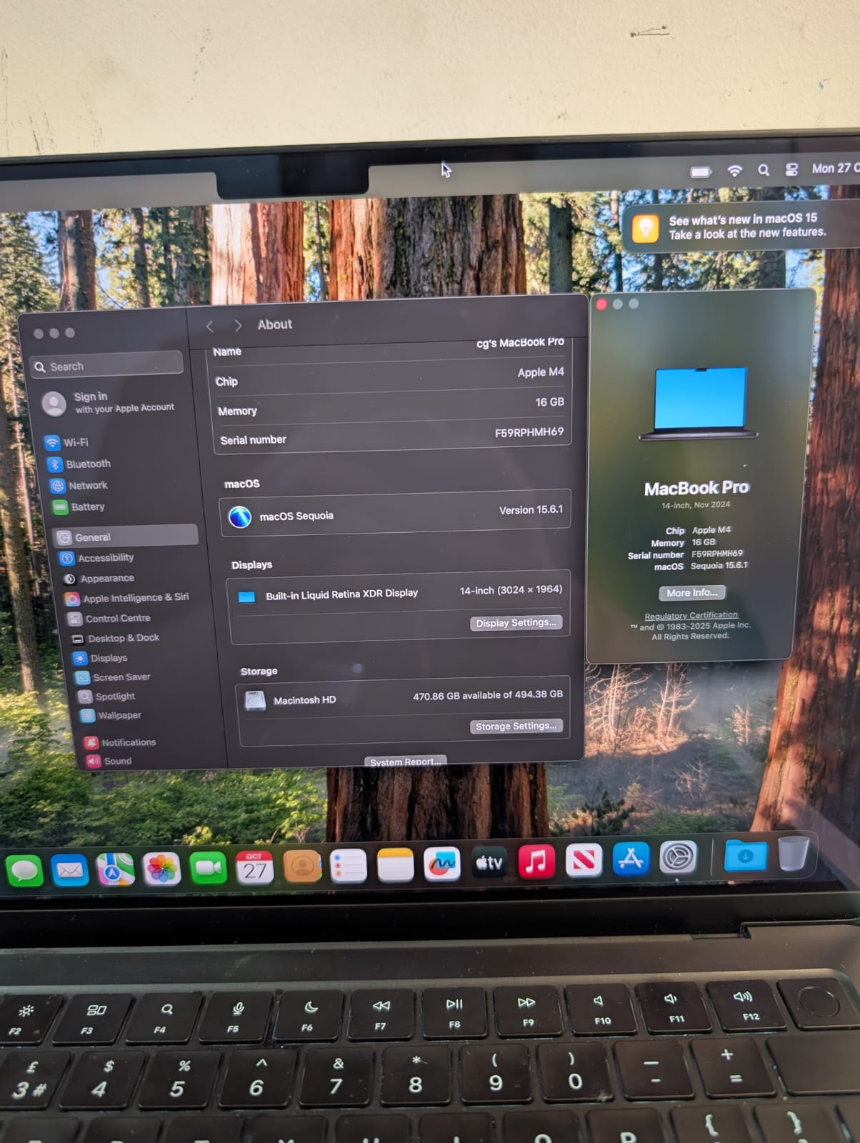 Apple MacBook Pro 14-Inch, M4 chip, 16GB RAM, 512GB SSD-Space Black