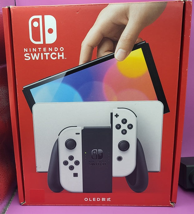 Switch Console, 64GB OLED - White Joy-Con - Boxed - Complete
