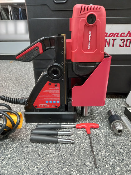 Rotabroach Element 30 110v Magnetic Drilling Machine - with Original Case and Parts as Shown