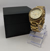 Michael Kors Blair Glitz Chronograph Gold Dial Gold Stainless Steel Watch MK5166