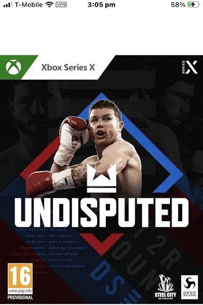 Undisputed (xbox Game)