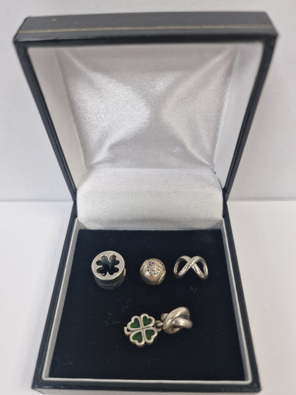 Silver LUCKY 4 Charm Bundle ALE