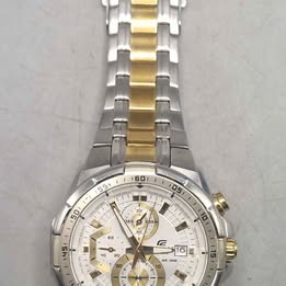 Casio Edifice Two Tone Watch, Bracelet Strap Unboxed