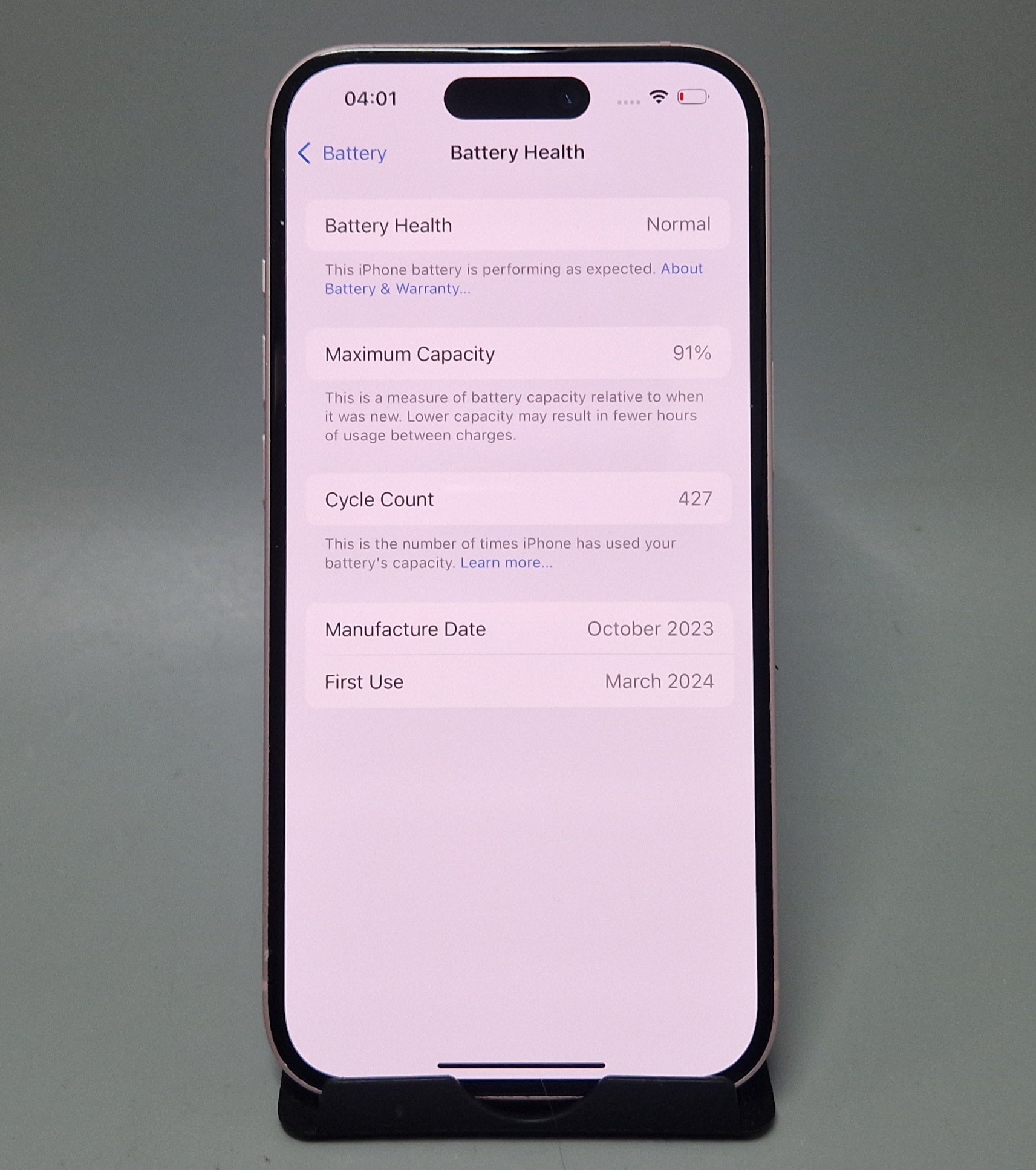Apple iPhone 15 128GB Pink