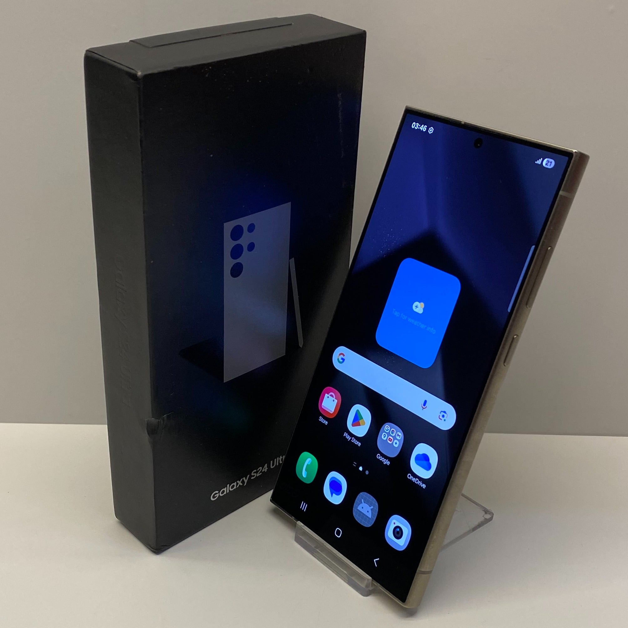 Samsung Galaxy S24 Ultra Unlocked Model SM-S928B/DS 256GB in Titanium Grey Boxed