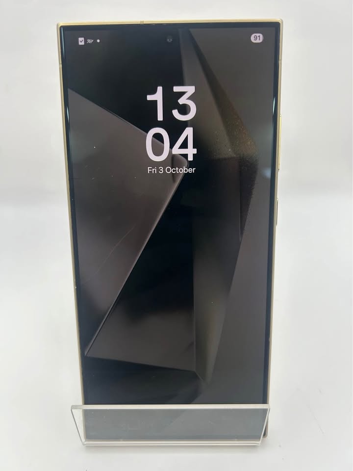 Samsung Galaxy S24 Ultra, 256GB, Titanium Yellow, Unlocked, Unboxed *Scratch On Front Screen*